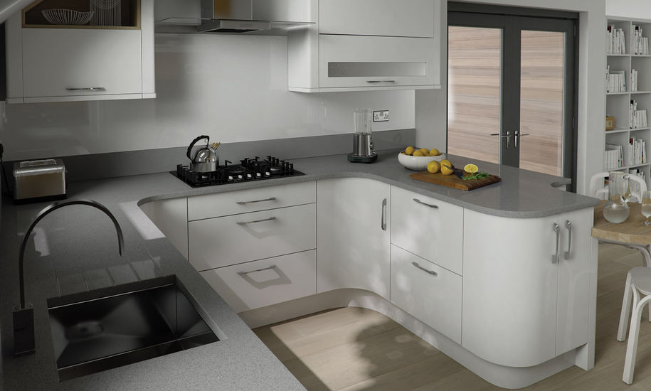 quality kitchen doors nottingham white finish